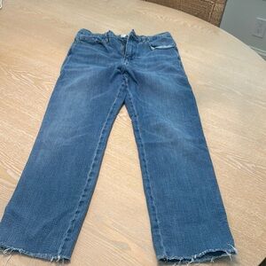 Frame Denim Blue Straight Leg Jeans